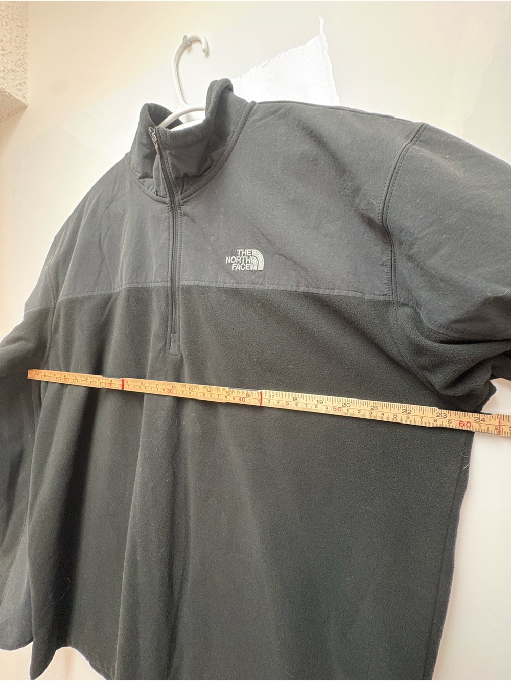 The North Face TKA 100 Glacier Black/Charcoal Half-Zip Pullover Jacket Mens XL - Picture 3 of 11